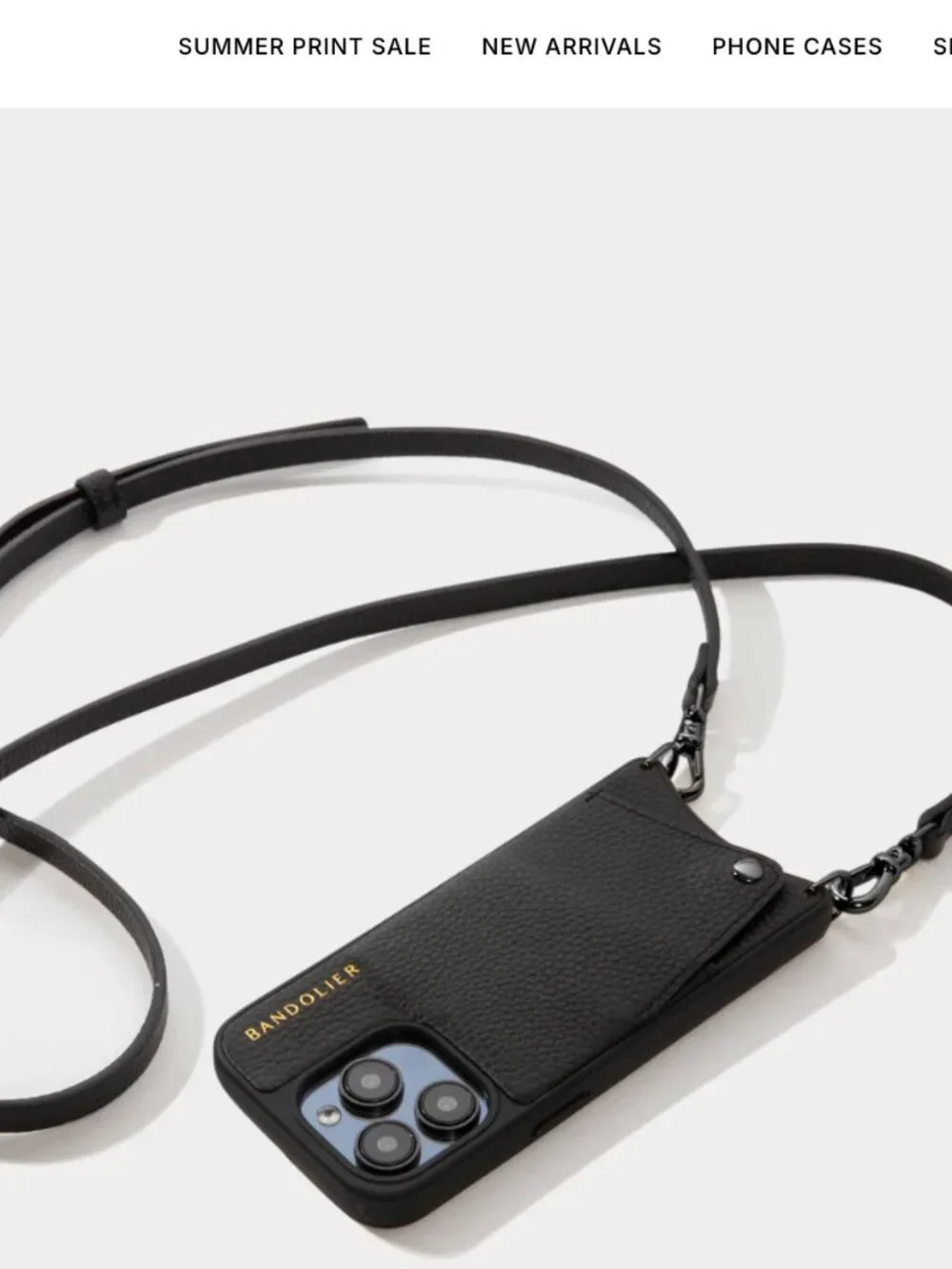 Bandolier Emma Crossbody Phone Case & Strap